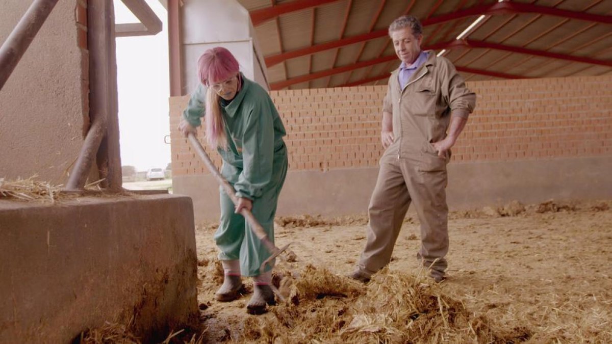 La jefa Mari Carmen Ramírez, caracterizada como Sara Melo.