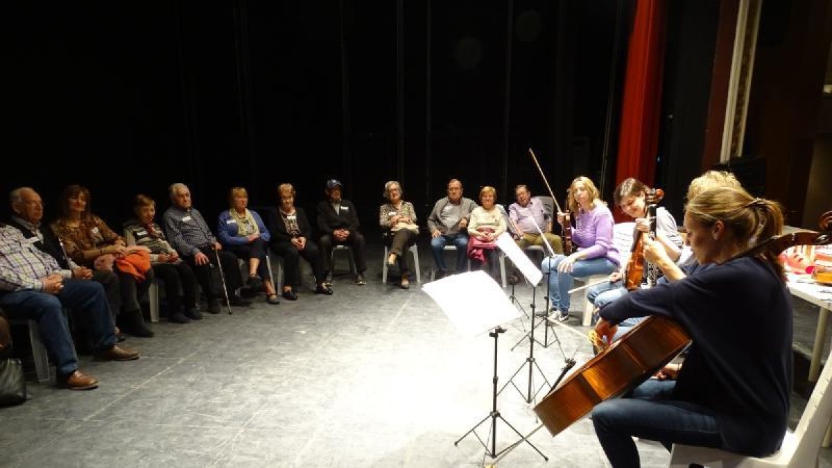 La musicoterapia del Quartet Matisse se despide en Mollerussa