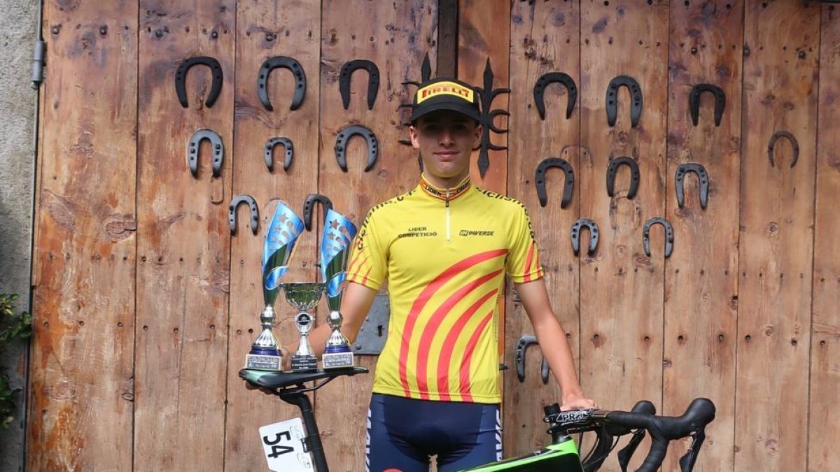 El ciclista leridano Jan Castellón, líder de la Copa Catalana.