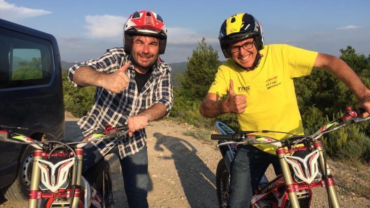 Masferrer en la visita a Rellinars.