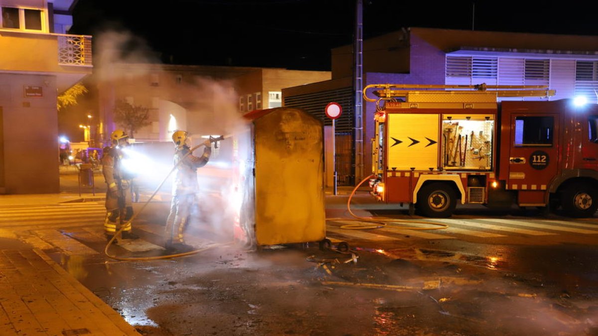 El incendio en la calle Jeroni Pujades.