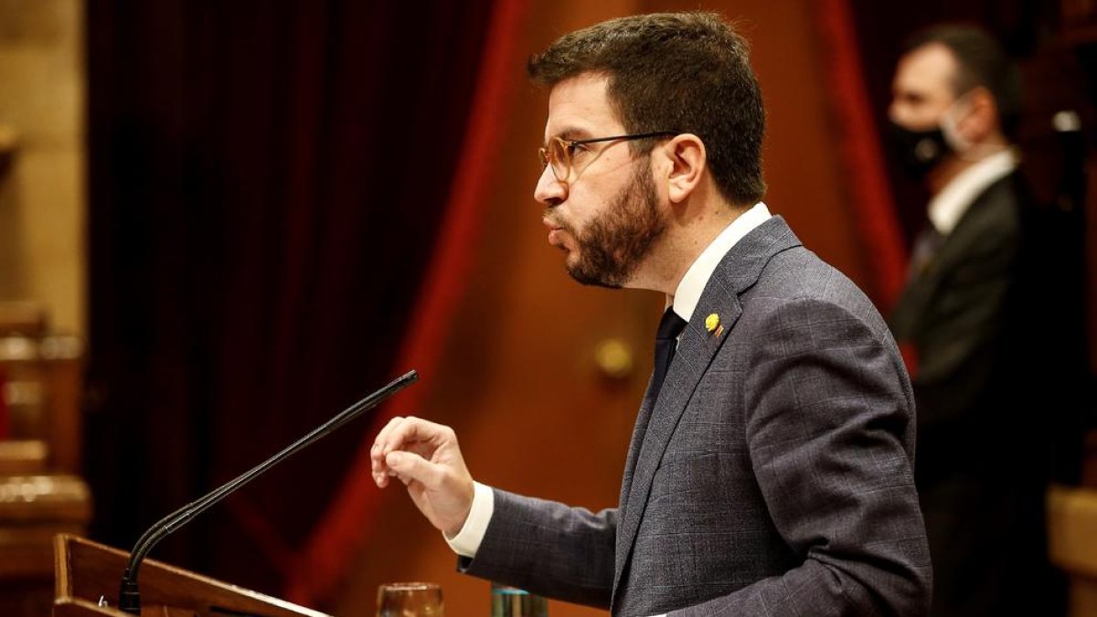 El vicepresident de la Generalitat, Pere Aragonès.