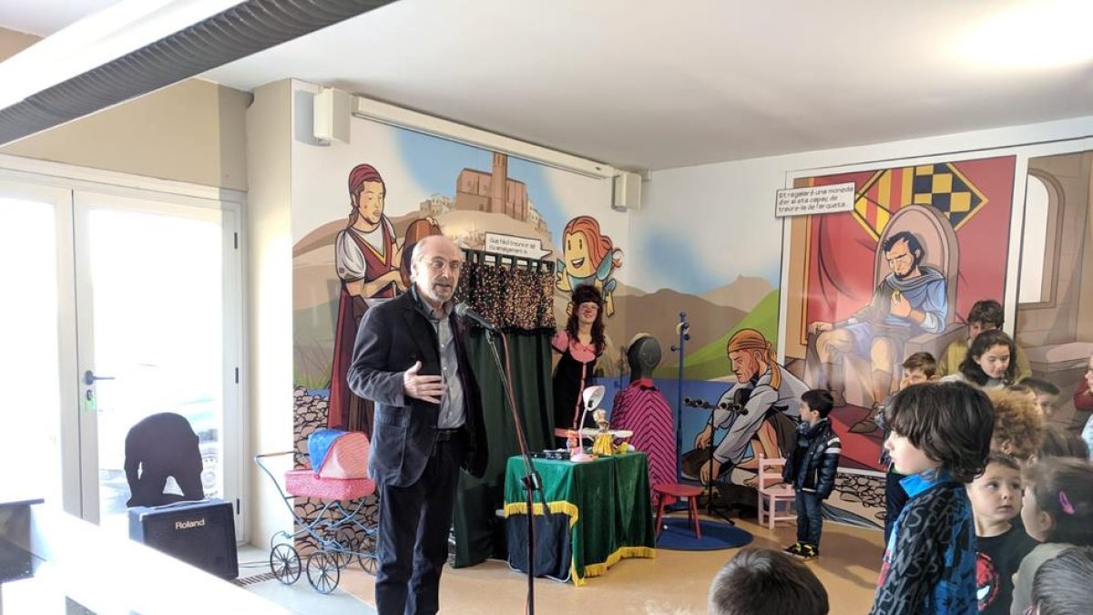 Joan Biscarri, a l’última sessió de l’‘Emboirats’.