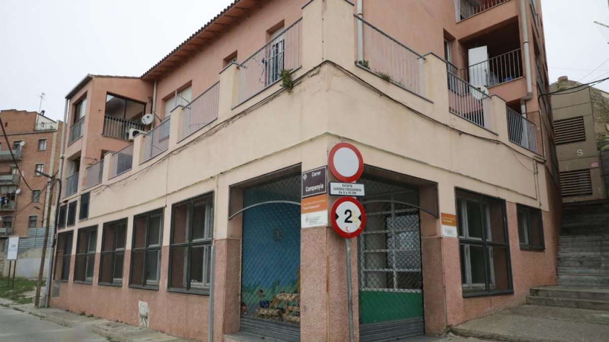 El local que será habilitado como albergue para “sin techo”.