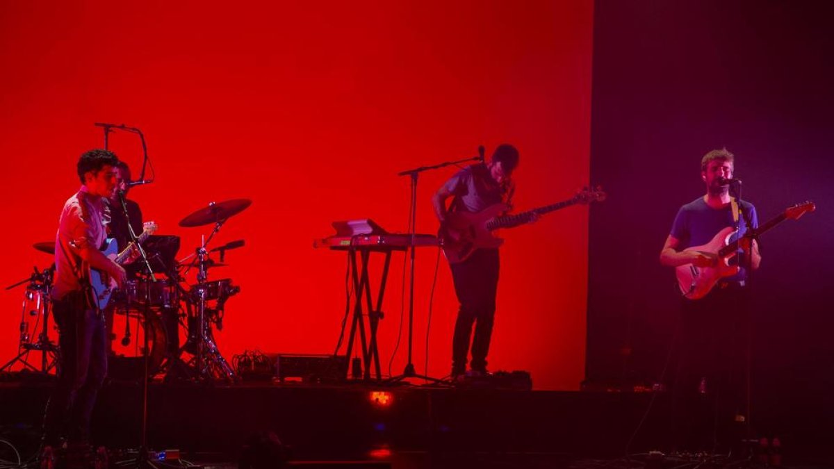 Manel, el pasado viernes en Tàrrega, cabeza de cartel del festival.