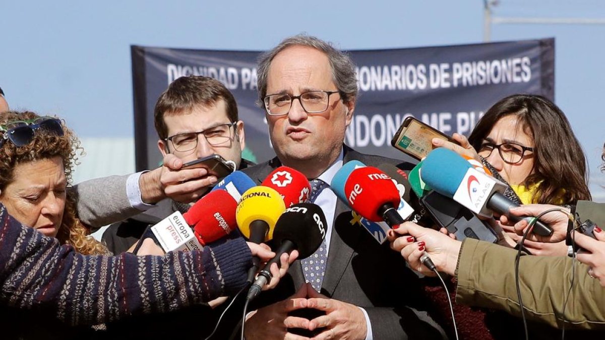 Torra demana que es garanteixi la seua seguretat quan acudeixi al judici del 'procés'