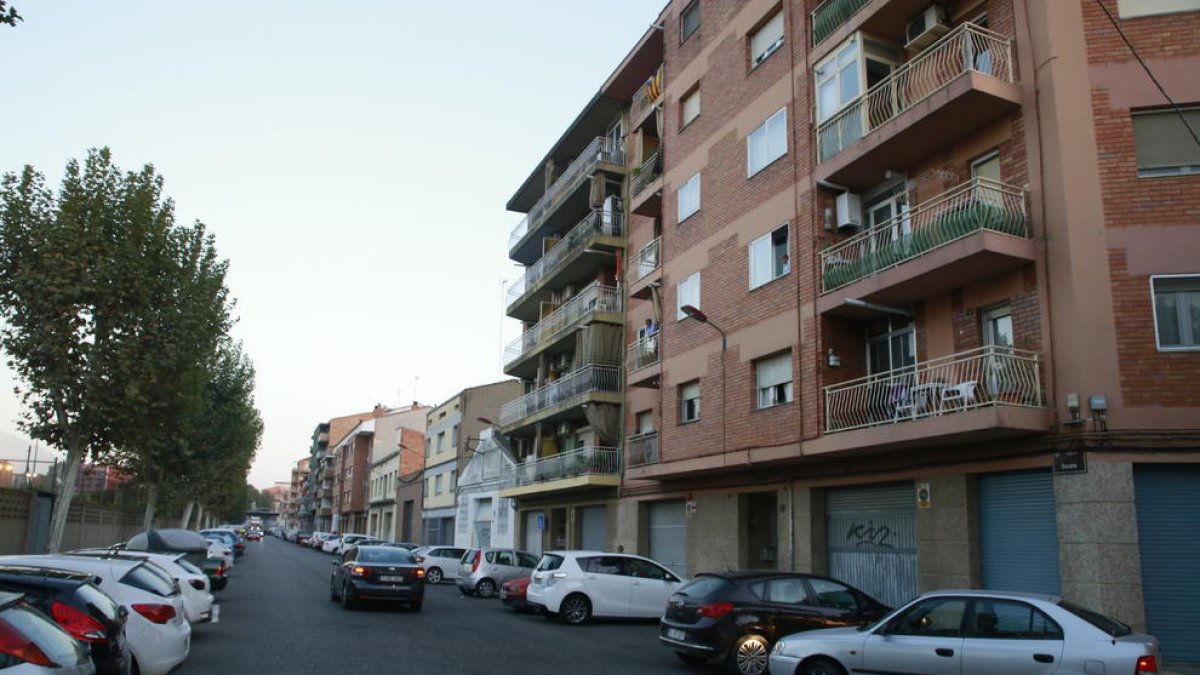 Un carrer del barri de la Bordeta.