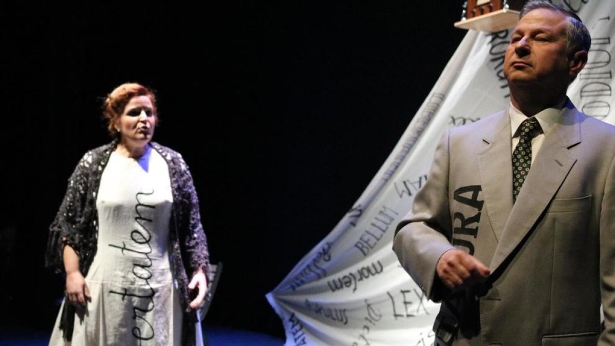 “Absències”, una de las obras representadas en Mollerussa.