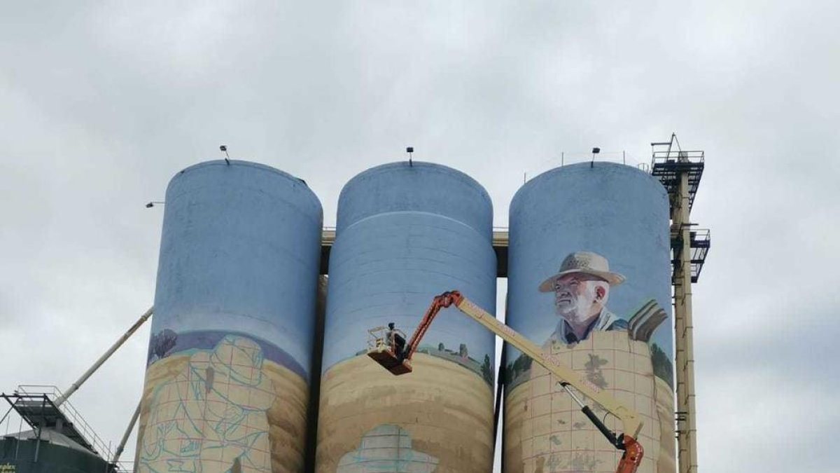 L'obra d'art rural més gran de Catalunya, en una cooperativa de Lleida
