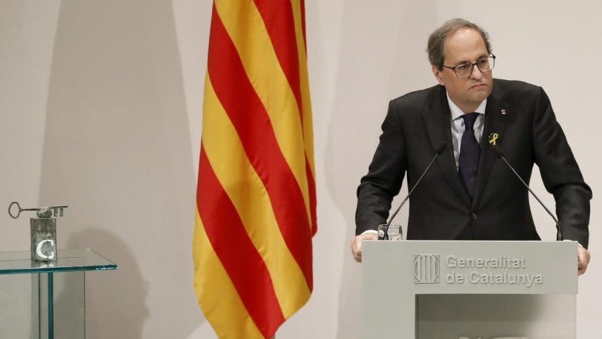 El President Quim Torra, en una imagen de la semana pasada.
