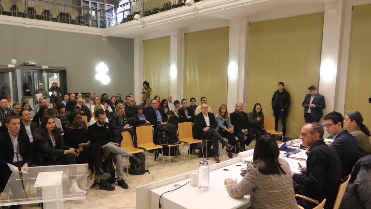 La reunió ahir del Quadre Integral de Comandament de la Paeria.