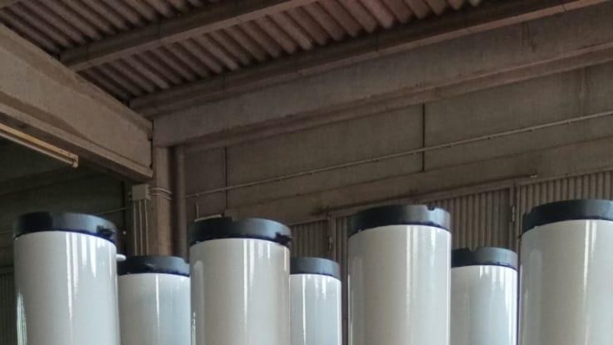 Vista dels cendrers.