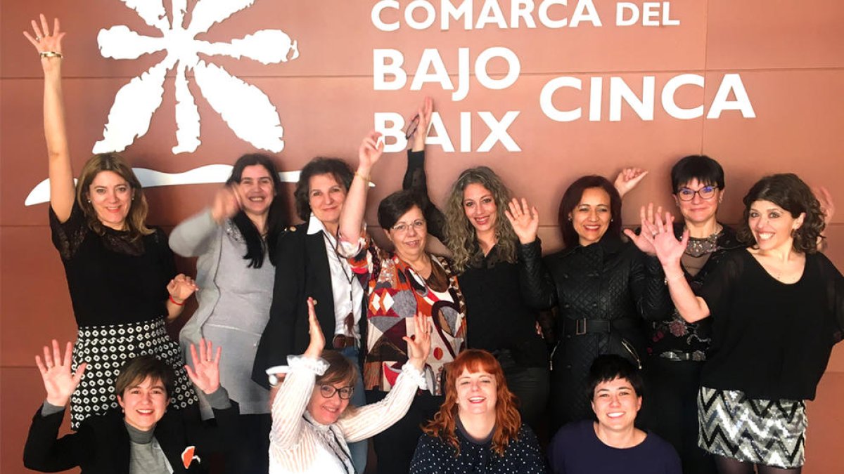 Imagen de archivo de las participantes en el último curso.