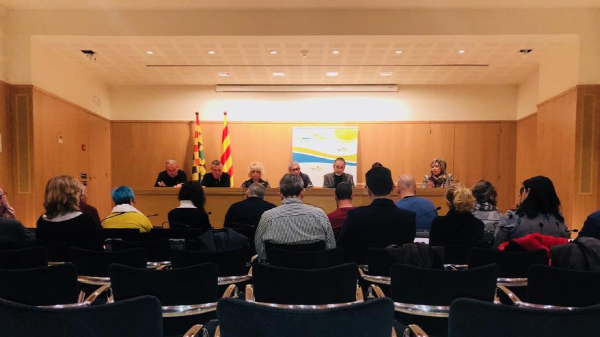 El pleno del consell comarcal.