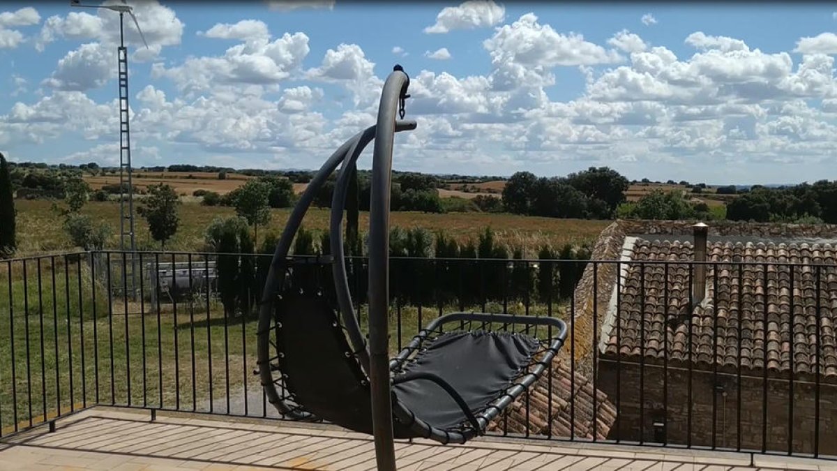 Vistes de l’Urgell des de la Torre del Codina del Talladell.