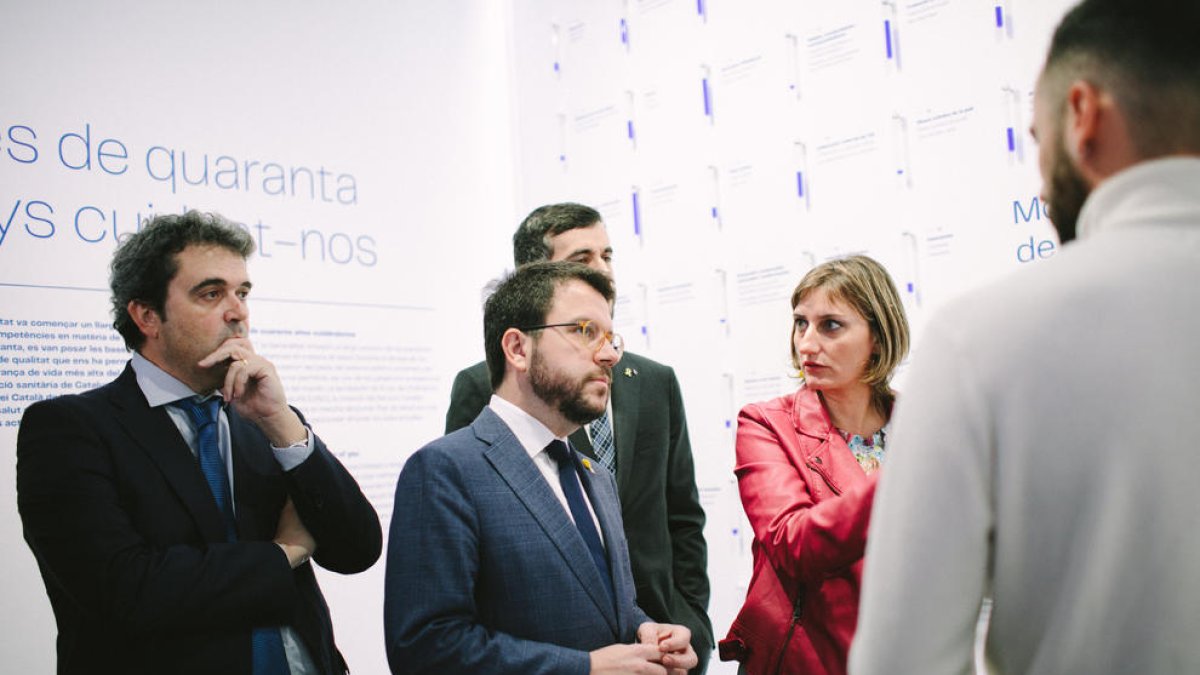 Aragonès anuncia un increment de 900 milions d'euros del pressupost de Salut per a l'any vinent