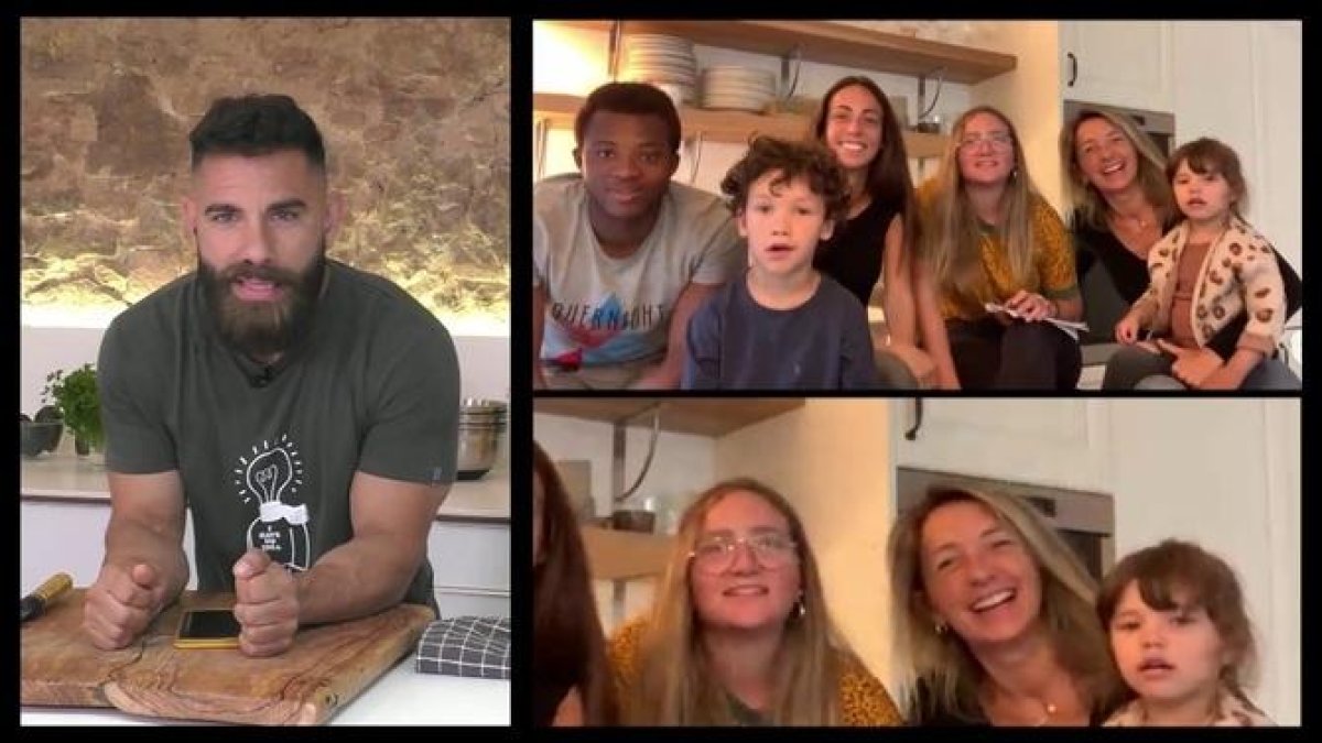 Marc Ribas connecta amb la família lleidatana per cuinar junts.