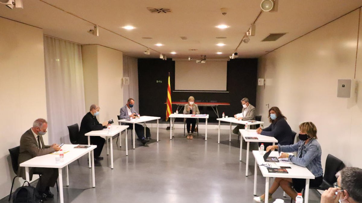 Última reunió presencial del plenari, el 21 de setembre passat.