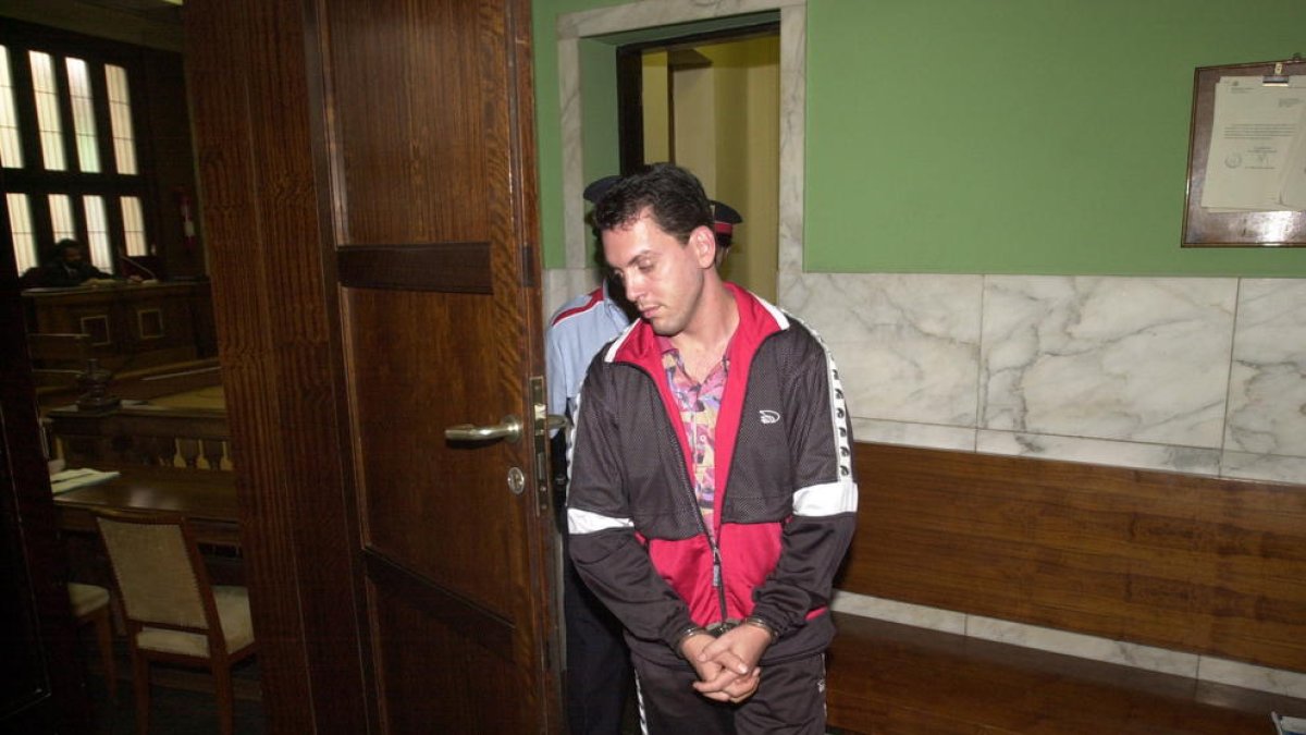 Serafín Cervilla a l’antiga Audiència Provincial de Lleida l’any 2001, després de ser condemnat.