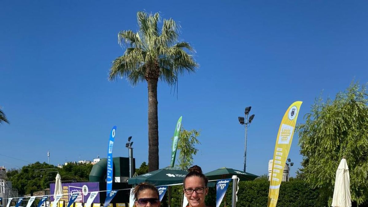 Paula Juste ha estado acompañada de su entrenadora Erika Espejo.