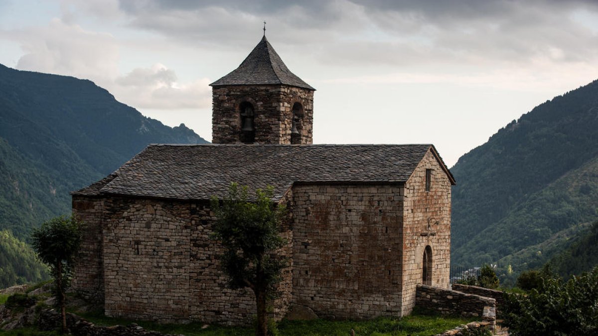La iglesia de Sant Vicenç de la Torre de Capdella, que gestiona el consistorio desde 2017.