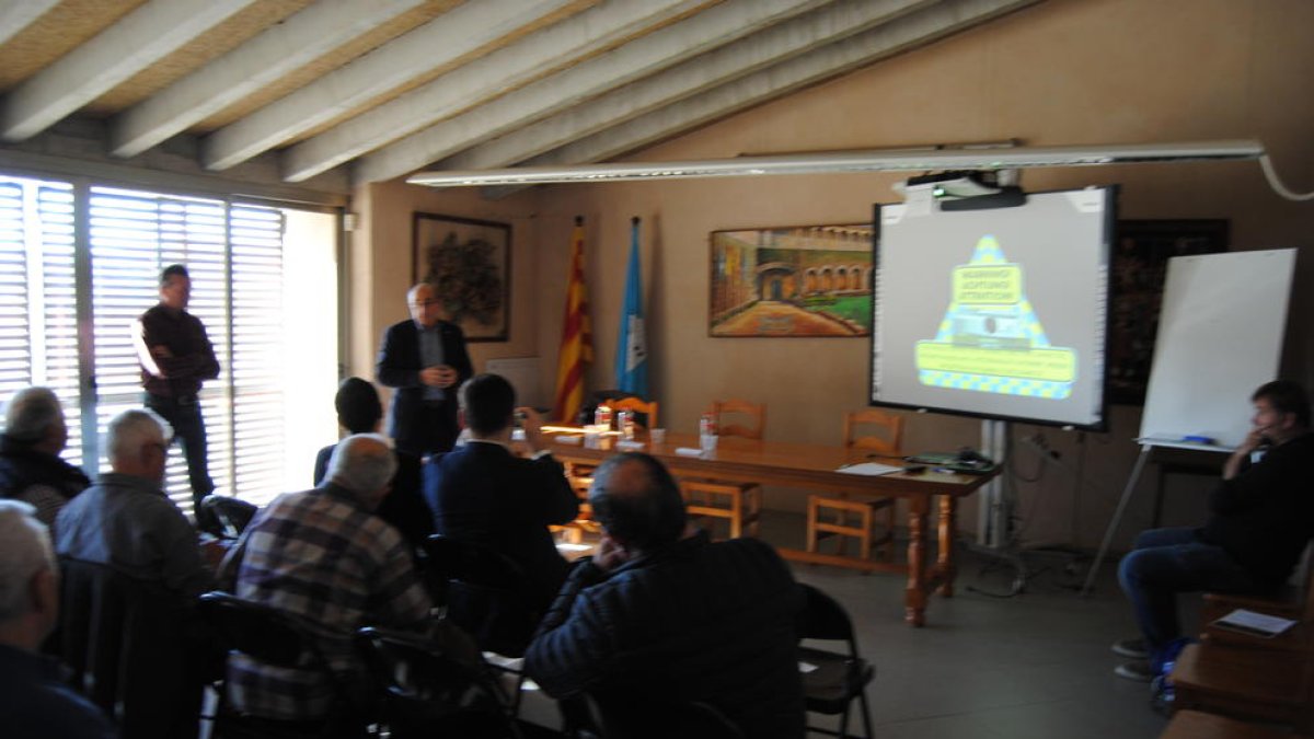 Un momento de la jornada ayer en La Baronia de Rialb.