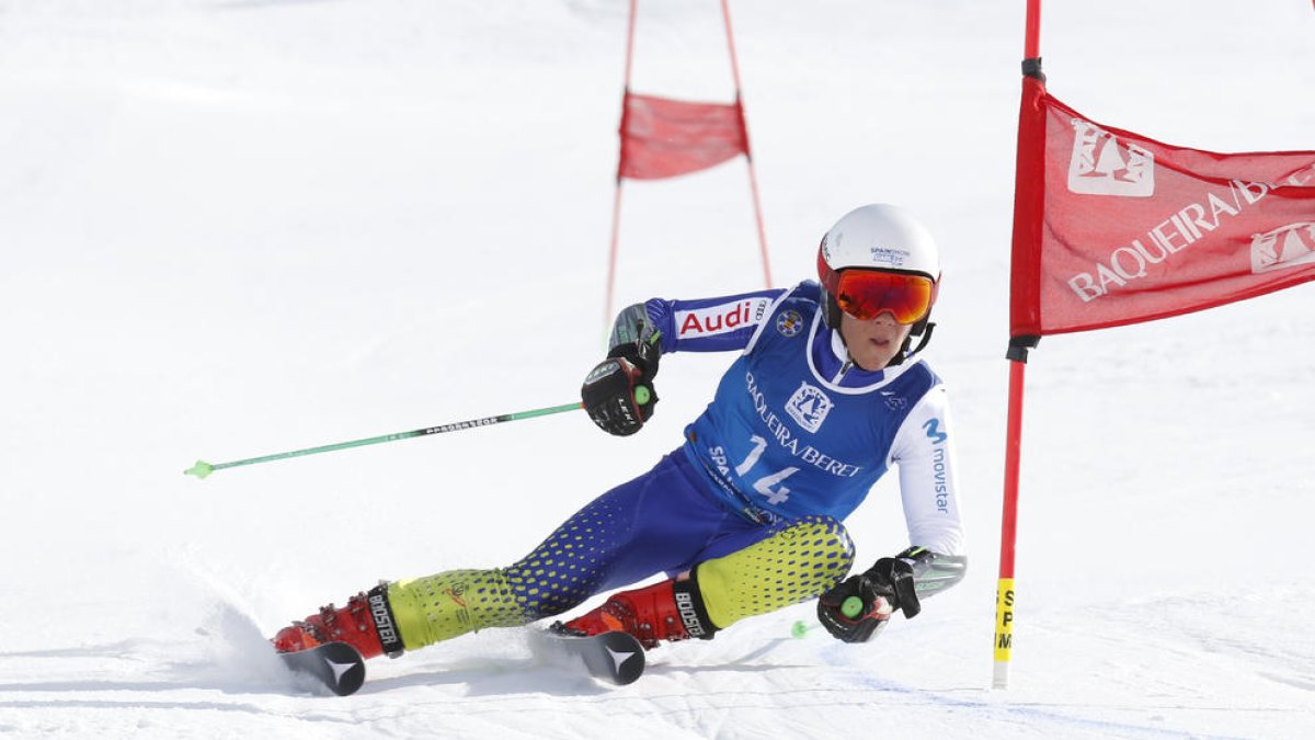 Lluc de Castellarnau completó la prueba de gigante de ayer en el puesto 33.
