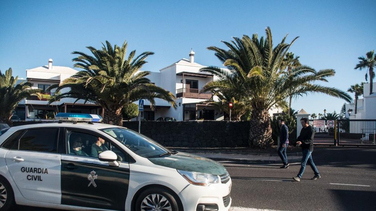Agentes de la Guardia Civil en el operativo de búsqueda de Romina.