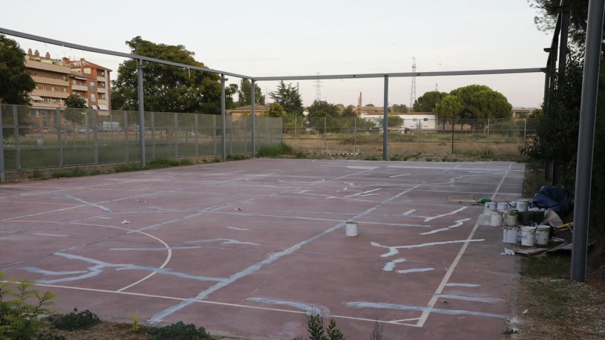 Estat en el qual es troba la pista esportiva de la Bordeta.