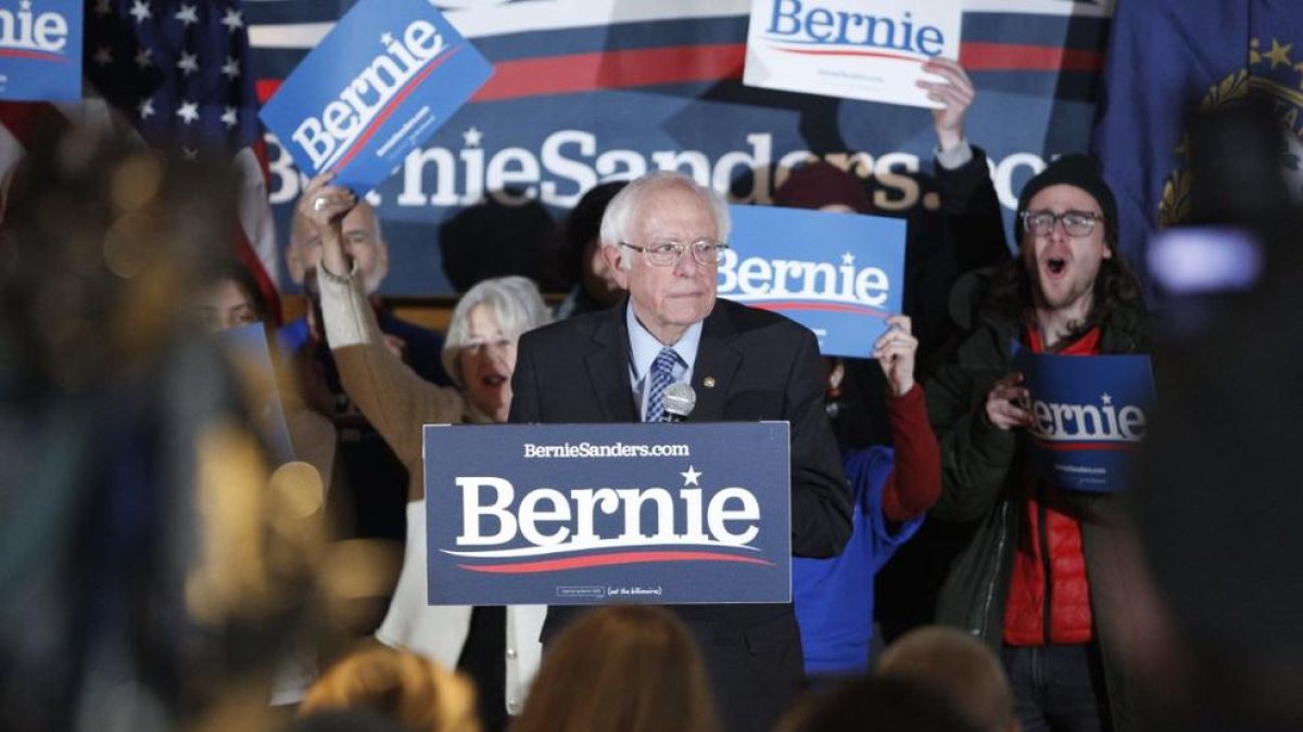 El senador demócrata Bernie Sanders fue el vencedor de las primarias de New Hampshire.