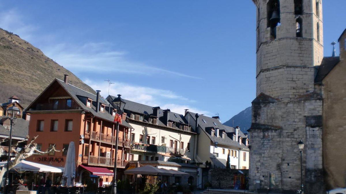 Imatge d’arxiu del centre de Vielha.