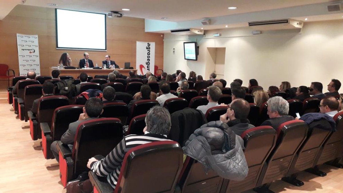 Jornada organizada el martes en Lleida por Agroseguro.