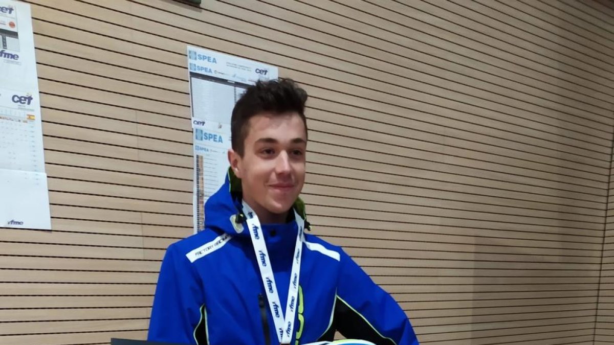 El leridano Sergio Ribau, tercero en el Estatal de trial