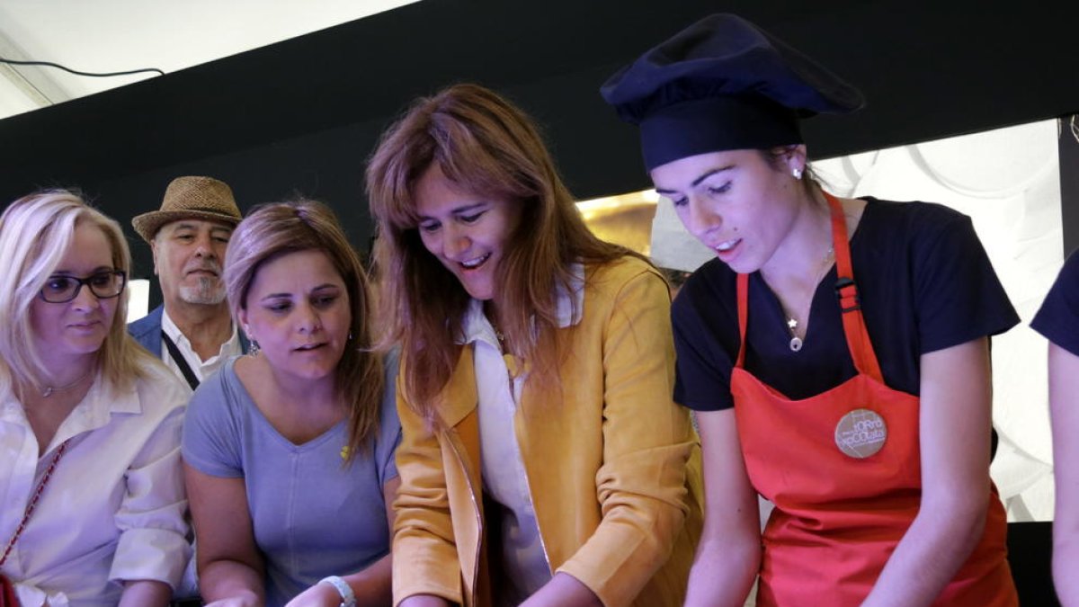 Borràs califica en Agramunt la cuenta atrás a la sentencia de