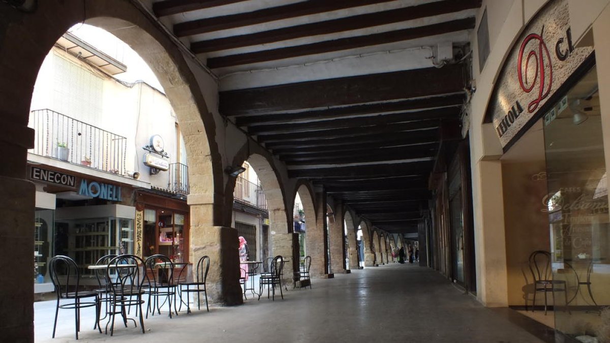 Una de las calles comerciales del centro de la capital.