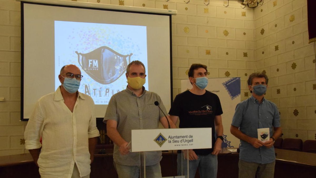 La presentació de la festa major ahir al consistori.