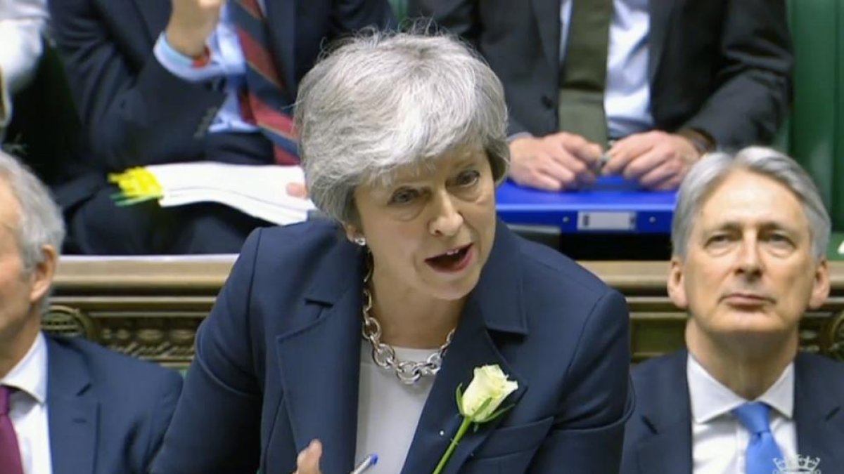 Theresa May.