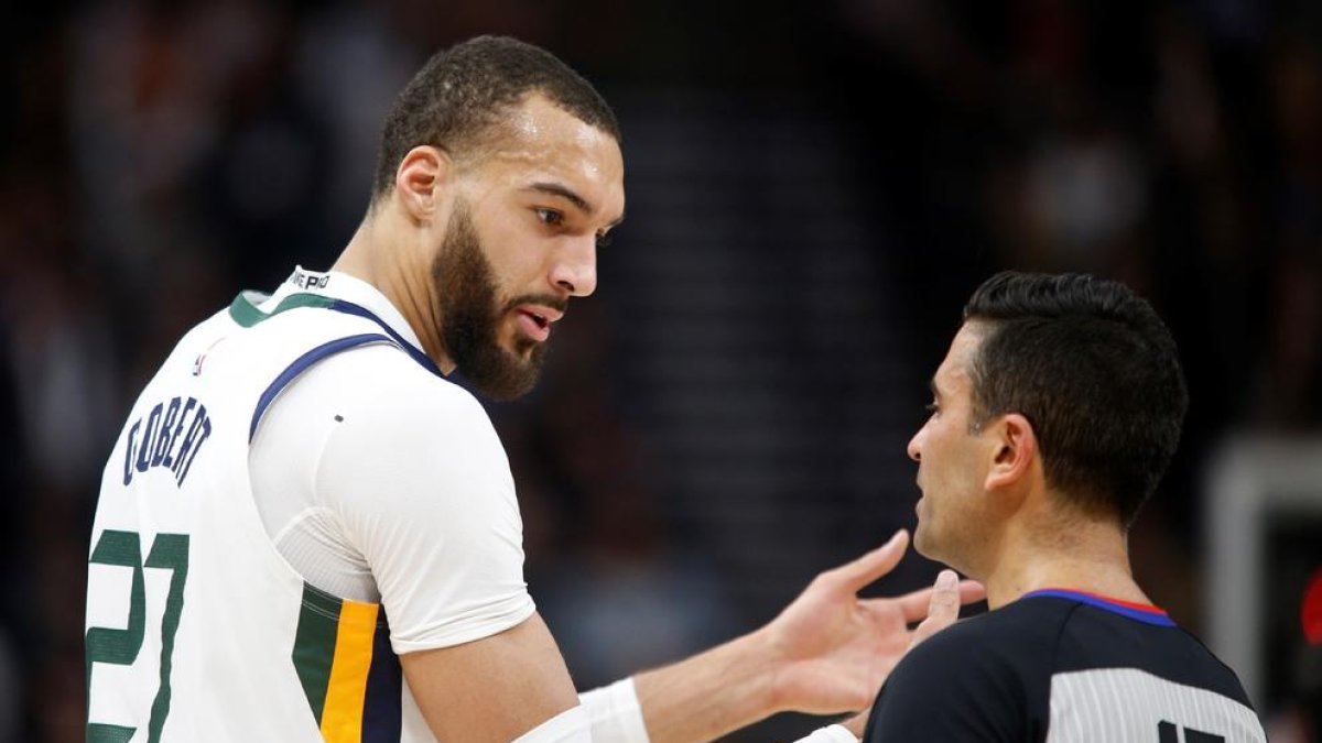El francès Rudy Gobert, el primer jugador a donar positiu a l’NBA.