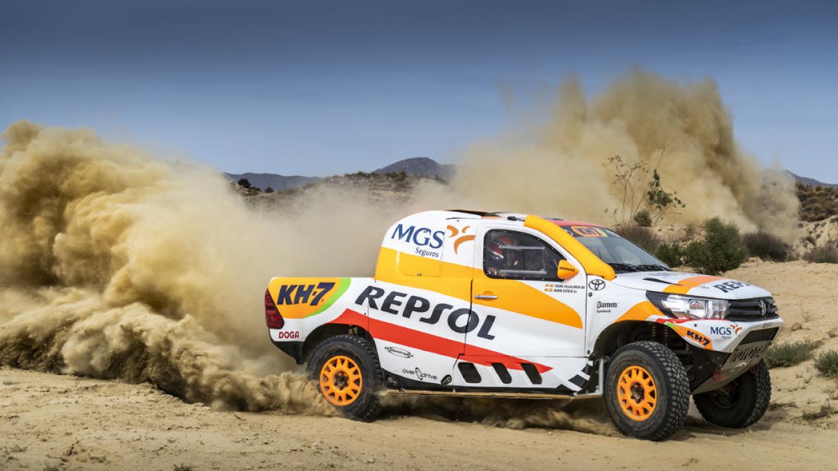 El Toyota Hilux Overdrive és el cotxe més competitiu que Isidre Esteve ha tingut des que competeix en aquesta categoria.