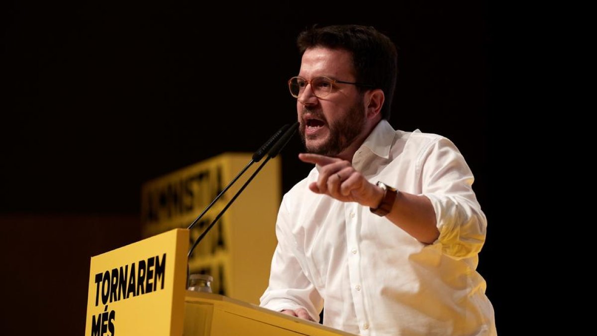 El vicepresidente del Govern y coordinador nacional de ERC, Pere Aragonès.