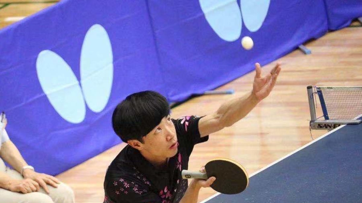 El japonés Ryu Taguchi, en acción.