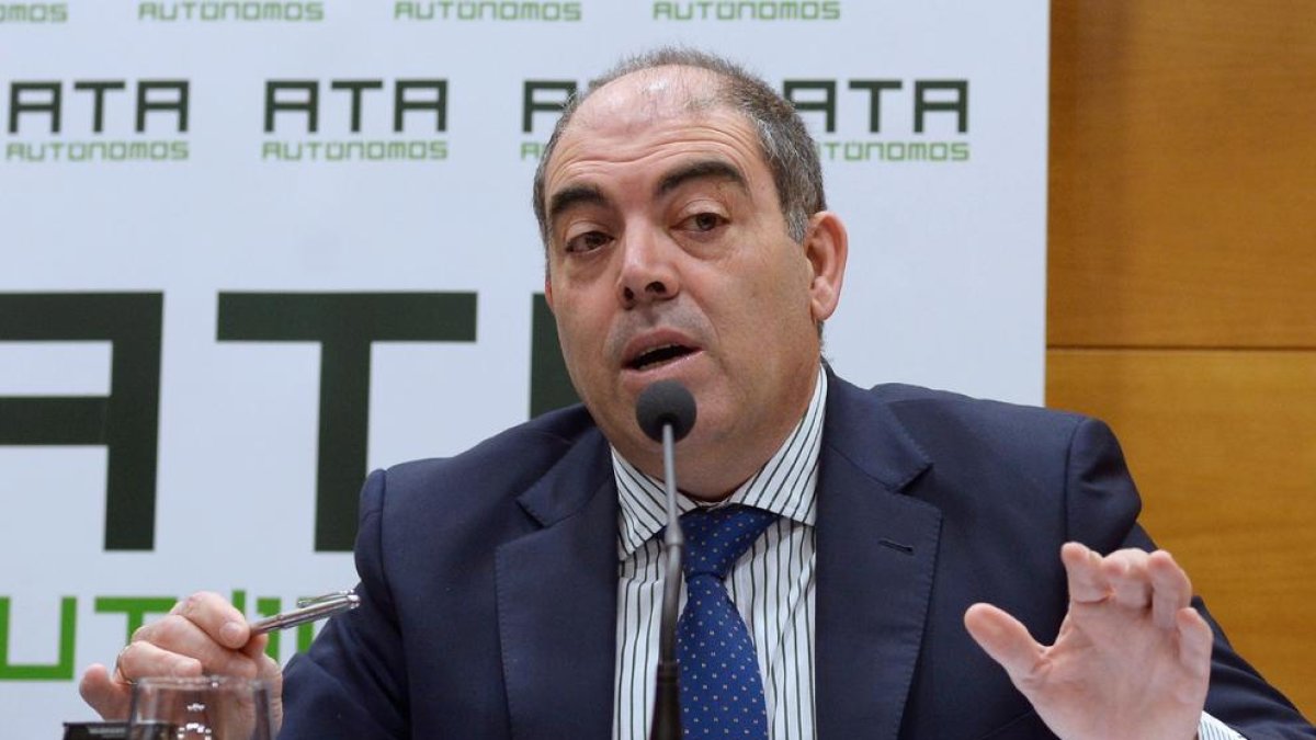 El president d’ATA, Lorenzo Amor, va presentar ahir l’informe.
