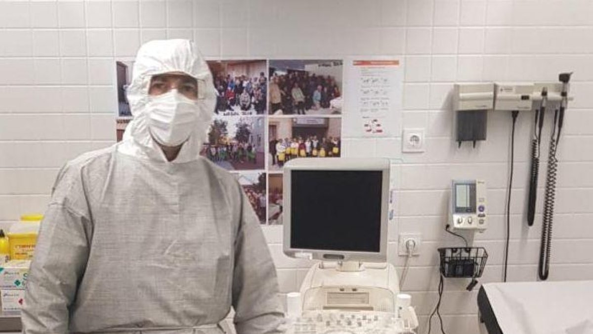 Uno de los ecógrafos en una CAP de Lleida.