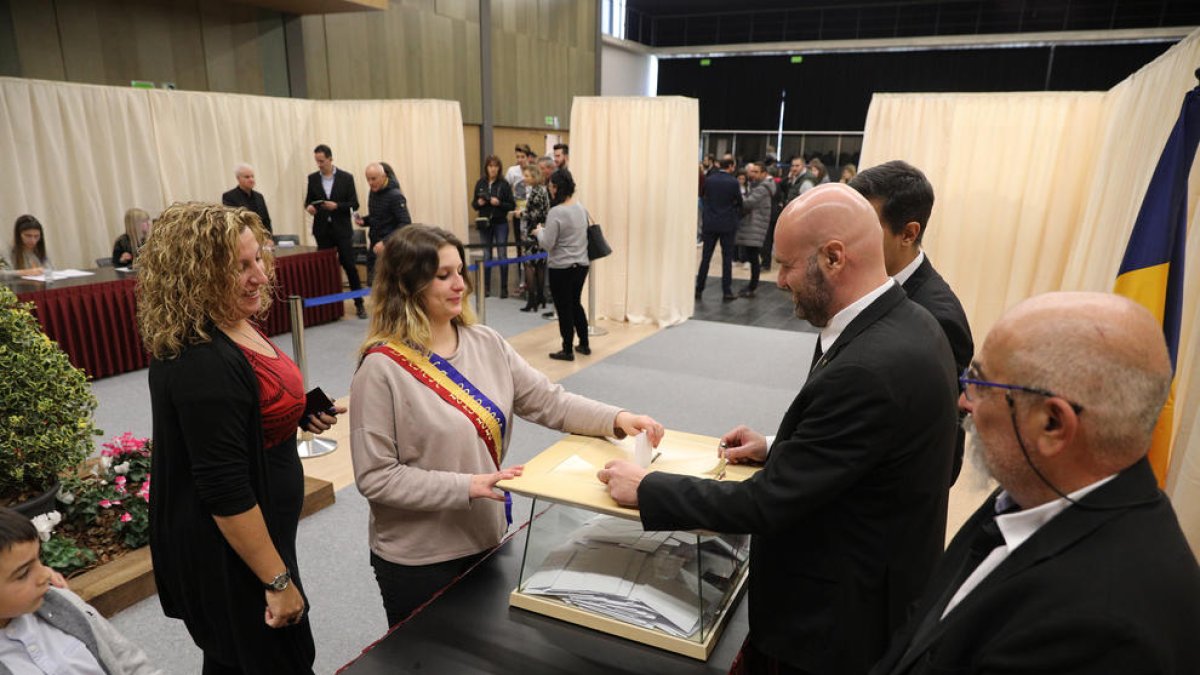 Votació a Escaldes-Engordany.