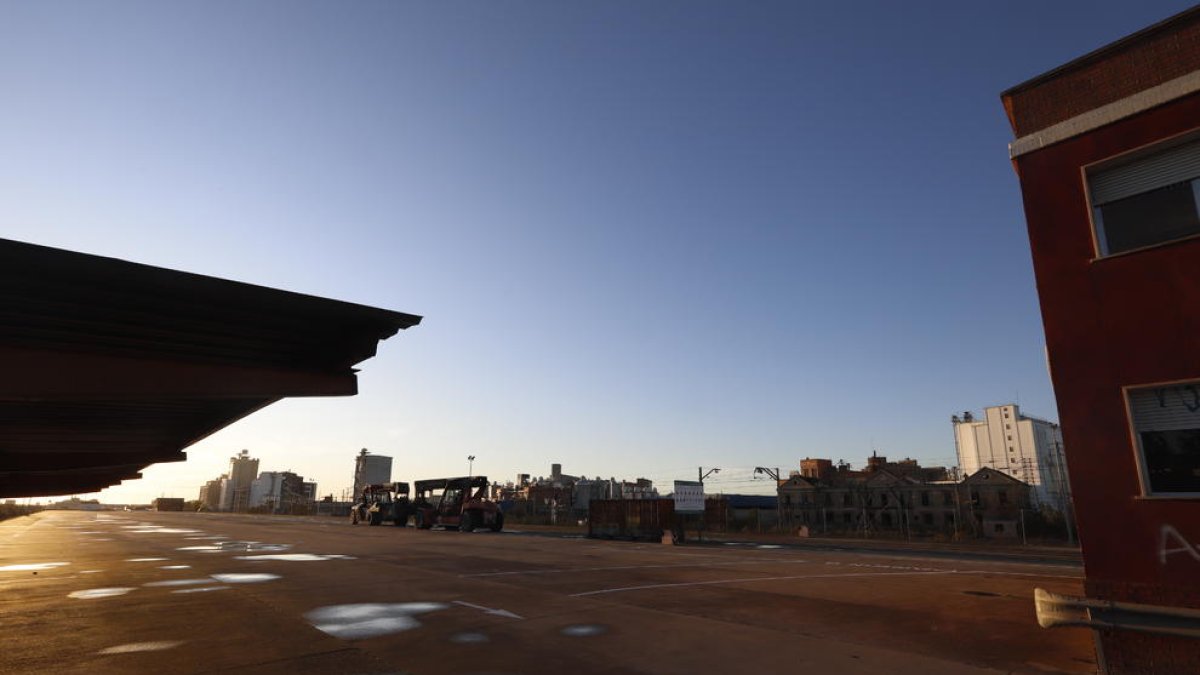 La terminal del Pla de Vilanoveta será una base de transporte de mercancías por tren a Barcelona.