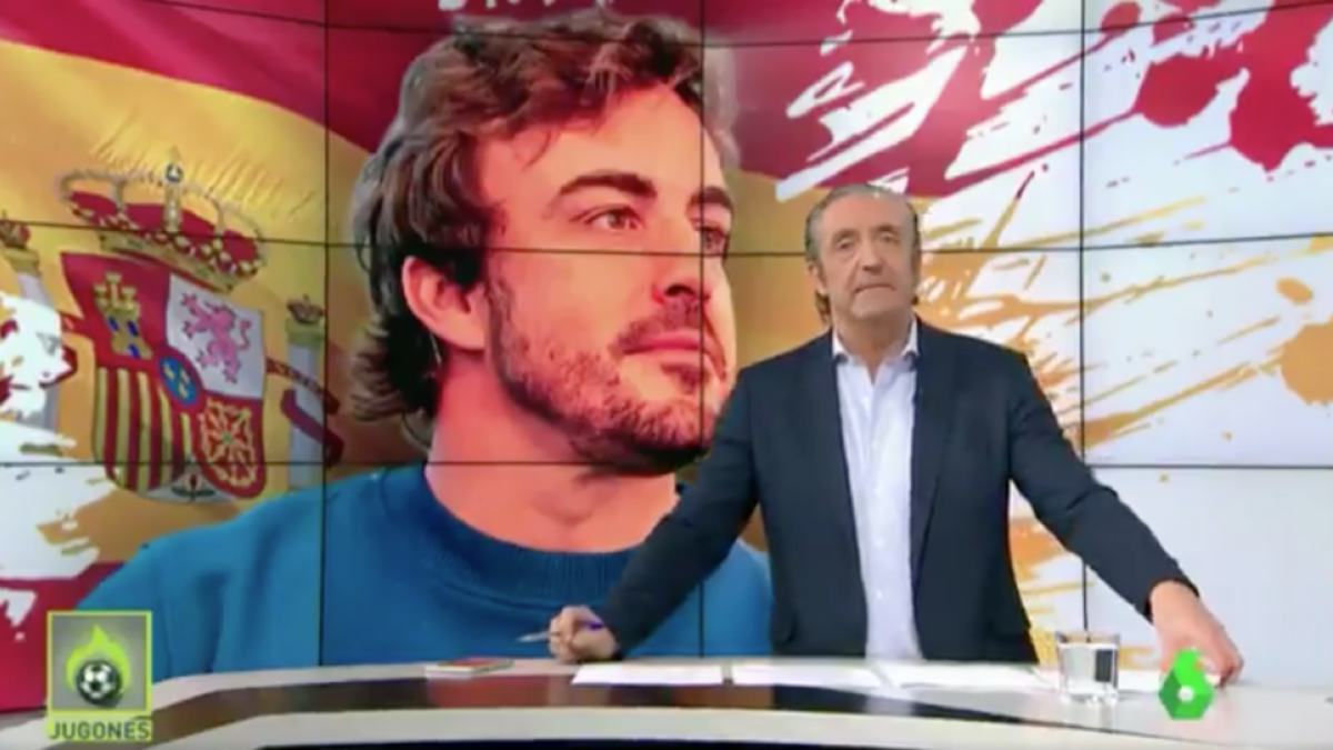 Pedrerol amb el seu adorat Alonso.