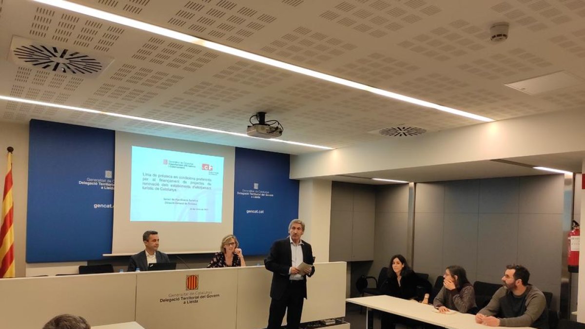 La presentación tuvo lugar en la Delegació del Govern.