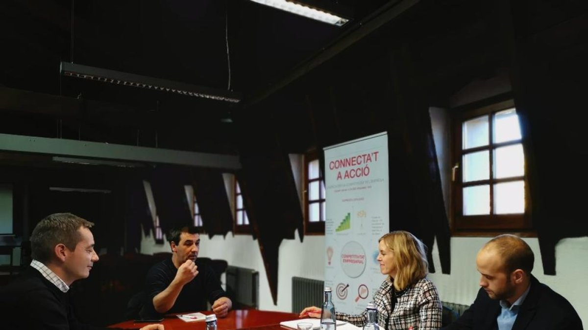 Una de les reunions fetes ahir a la capital de l’Alt Urgell.