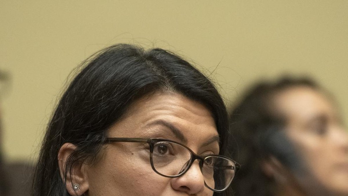 La congresista estadounidense Rashida Tlaib.
