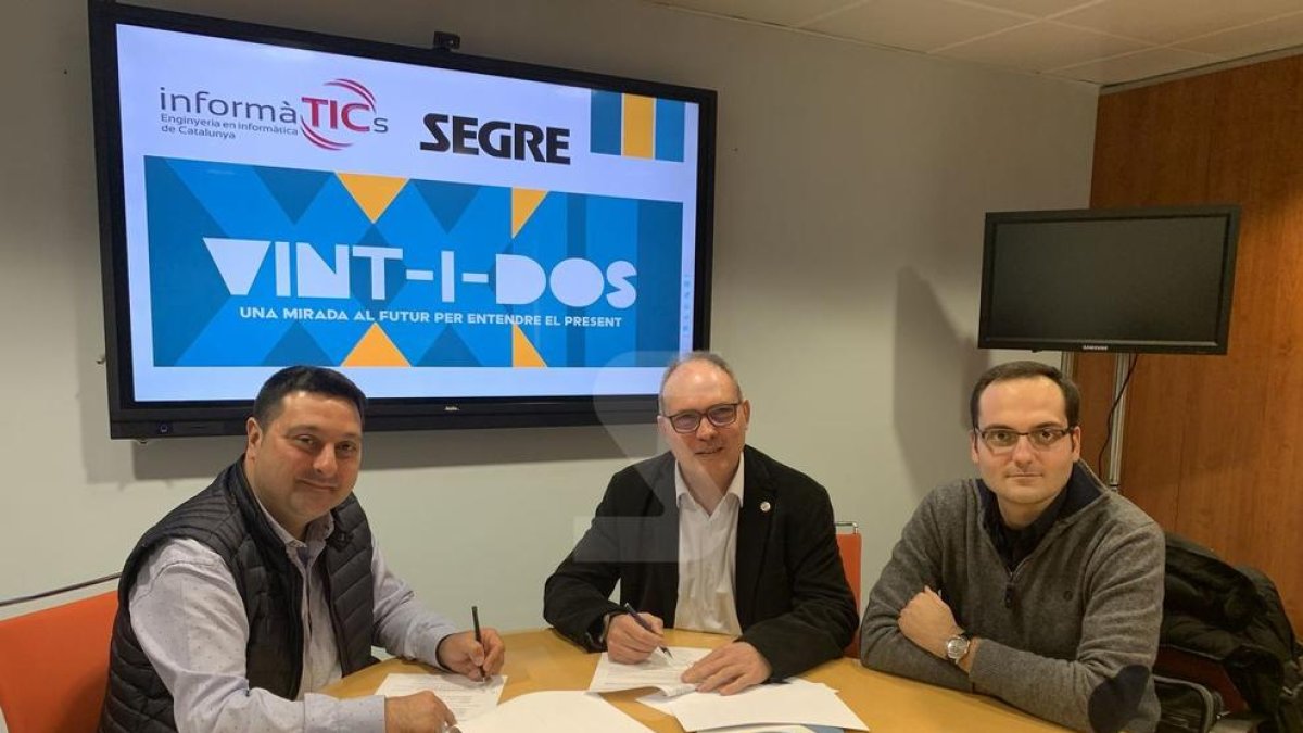 SEGRE i el Col·legi d'Enginyeria Informàtica de Catalunya firmen un acord